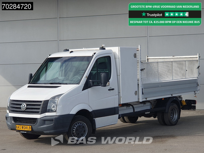 Volkswagen Crafter 136pk Open Laadbak met Kist Dubbellucht 3,5t Trekhaak Airco Euro6 Tipper Benne Kieper Airco Trekhaak - Utilitaire plateau: photos 1 Volkswagen Crafter 136pk Open Laadbak met Kist Dubbellucht 3,5t Trekhaak Airco Euro6 Tipper Benne Kieper Airco Trekhaak - Utilitaire plateau: photos 1