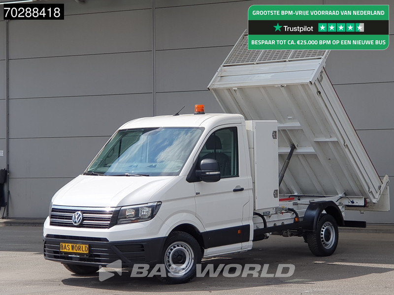 Volkswagen Crafter 140pk Kipper met Kist Trekhaak Airco Euro6 Kipper Tipper Benne Airco Trekhaak - Utilitaire benne: photos 1 Volkswagen Crafter 140pk Kipper met Kist Trekhaak Airco Euro6 Kipper Tipper Benne Airco Trekhaak - Utilitaire benne: photos 1