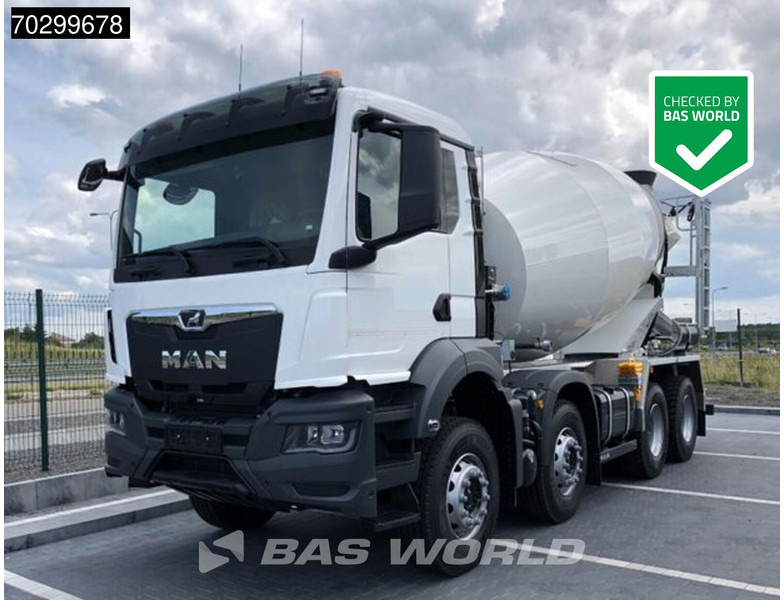 MAN TGS 35.440 8X4 NEW! 10m3 FML mixer Automatic Steel suspension Euro 6 - Camion malaxeur: photos 1 MAN TGS 35.440 8X4 NEW! 10m3 FML mixer Automatic Steel suspension Euro 6 - Camion malaxeur: photos 1