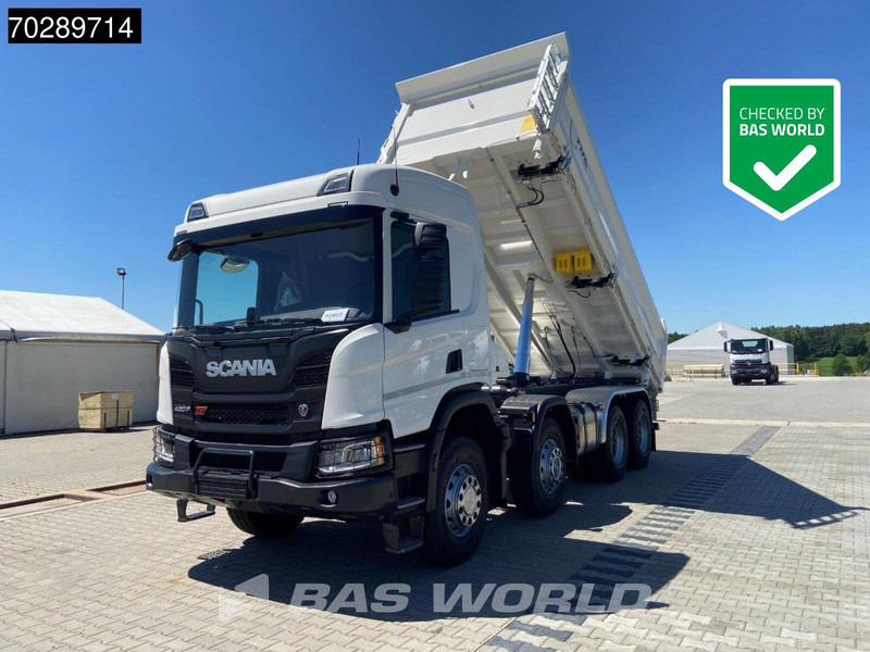 Scania P420 8X4 NEW! 13,5m3 3-way tipper Hardox450 Steel Steelsuspension Euro 6 - Camion benne: photos 1 Scania P420 8X4 NEW! 13,5m3 3-way tipper Hardox450 Steel Steelsuspension Euro 6 - Camion benne: photos 1