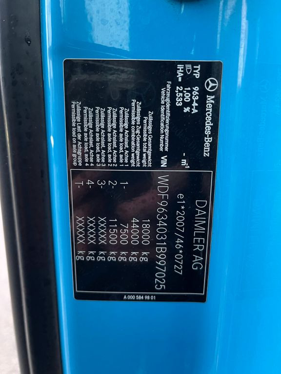 Mercedes-Benz 1842 Stream space - Tracteur routier: photos 5 Mercedes-Benz 1842 Stream space - Tracteur routier: photos 5