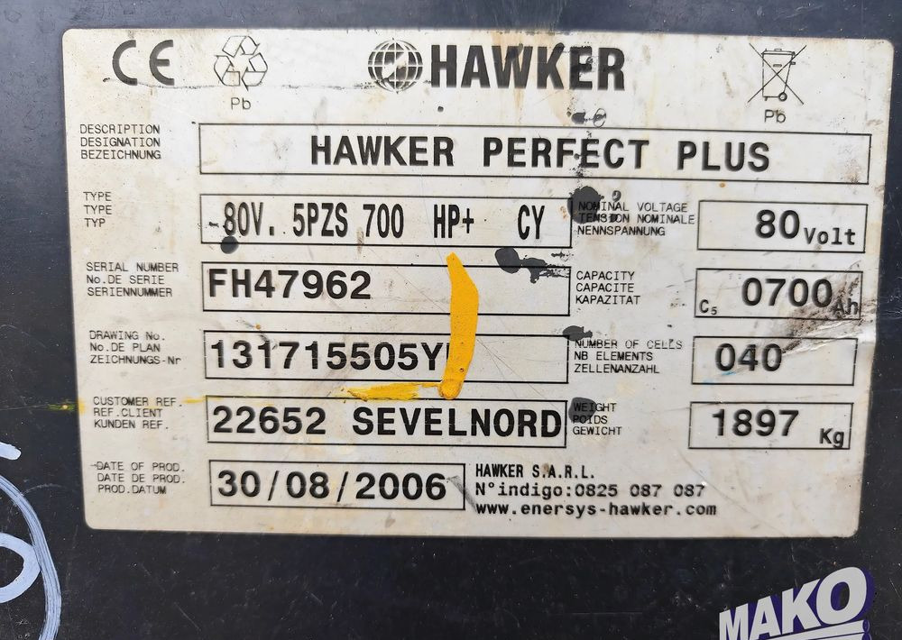 Chariot élévateur électrique Caterpillar EP35K-PAC: photos 7 Chariot élévateur électrique Caterpillar EP35K-PAC: photos 7