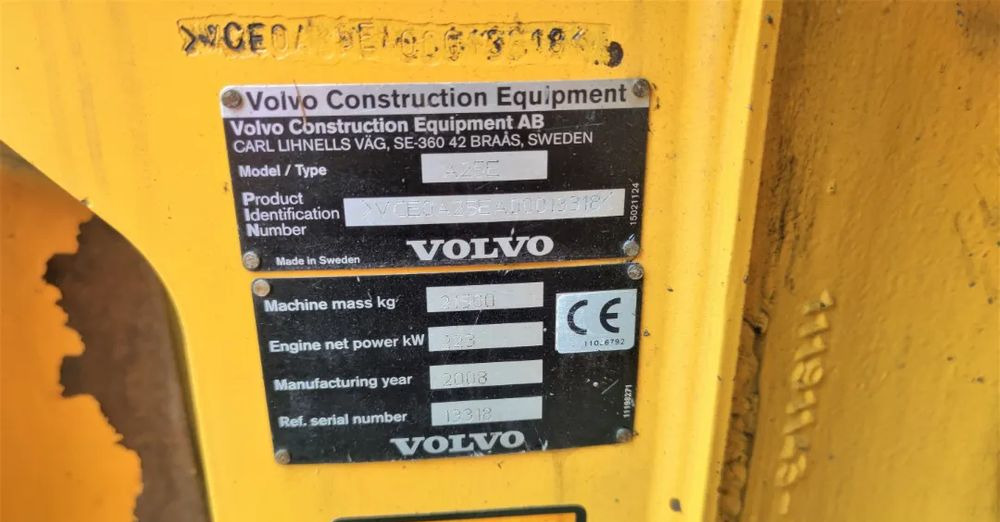 Volvo A25E en crédit-bail Volvo A25E: photos 9