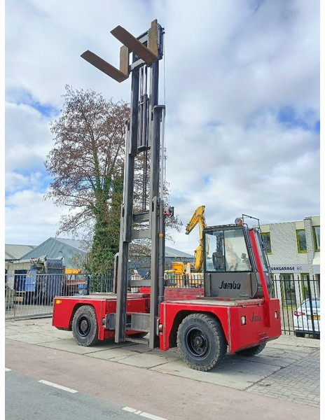 Jumbo J/SH 120/14/75 zijlader side forklift stapler 12 T - Chariot latéral: photos 3 Jumbo J/SH 120/14/75 zijlader side forklift stapler 12 T - Chariot latéral: photos 3