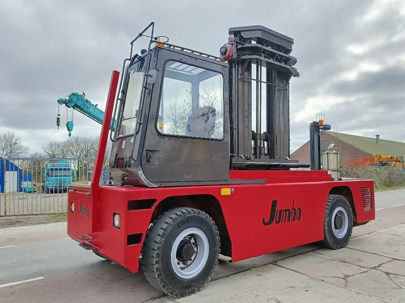Jumbo J/SH 120/14/75 zijlader side forklift stapler 12 T - Chariot latéral: photos 2 Jumbo J/SH 120/14/75 zijlader side forklift stapler 12 T - Chariot latéral: photos 2