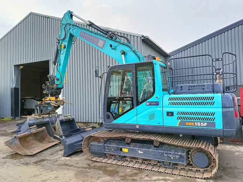 Sunward SWE 155 F + tilt rotator engcon ec214s 8 bakken - Pelle sur chenille: photos 4 Sunward SWE 155 F + tilt rotator engcon ec214s 8 bakken - Pelle sur chenille: photos 4