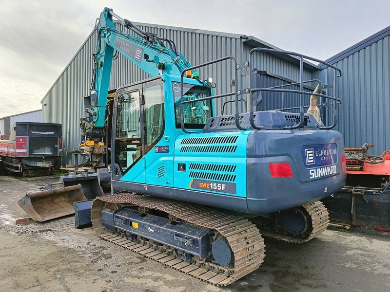 Sunward SWE 155 F + tilt rotator engcon ec214s 8 bakken - Pelle sur chenille: photos 5 Sunward SWE 155 F + tilt rotator engcon ec214s 8 bakken - Pelle sur chenille: photos 5