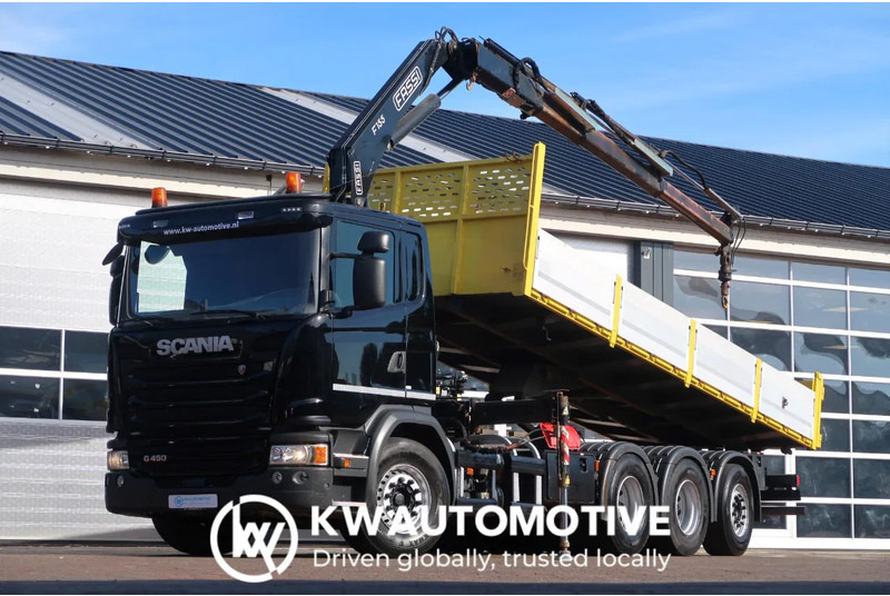 Scania G450 8X4/ FASSI 15 TON CRANE/ EURO 6/ FULL AIR - Camion grue: photos 1 Scania G450 8X4/ FASSI 15 TON CRANE/ EURO 6/ FULL AIR - Camion grue: photos 1