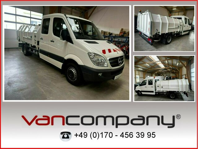 MERCEDES-BENZ Sprinter 516 CDI Müllwagen Papierkorbsammelfzg.... - Benne à ordures ménagères: photos 1 MERCEDES-BENZ Sprinter 516 CDI Müllwagen Papierkorbsammelfzg.... - Benne à ordures ménagères: photos 1