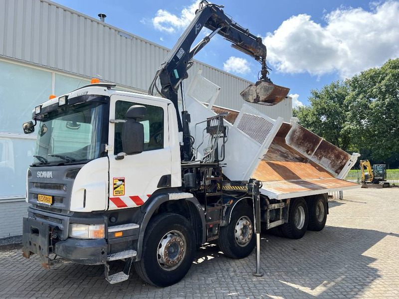 Scania P 400 8X4 KIPPER 2010 + HIAB Crane EURO 5 - Camion benne, Camion grue: photos 4 Scania P 400 8X4 KIPPER 2010 + HIAB Crane EURO 5 - Camion benne, Camion grue: photos 4