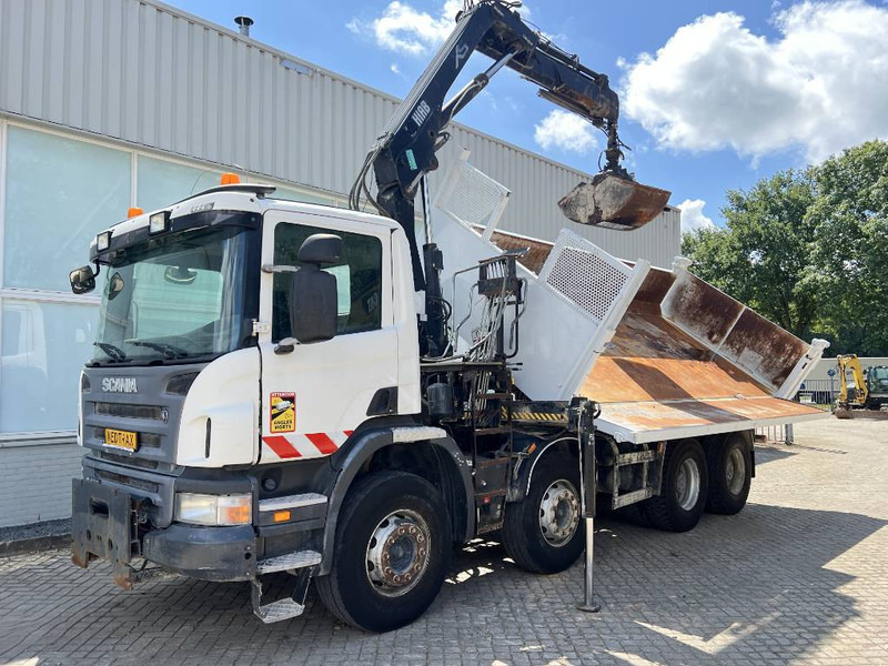 Scania P 400 8X4 KIPPER 2010 + HIAB Crane EURO 5 - Camion benne, Camion grue: photos 5 Scania P 400 8X4 KIPPER 2010 + HIAB Crane EURO 5 - Camion benne, Camion grue: photos 5
