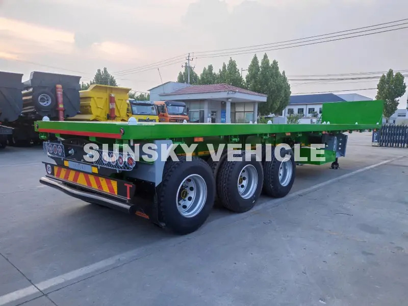 SUNSKY Flat Deck Trailer with henred type axles and suspension - Semi-remorque plateau: photos 5 SUNSKY Flat Deck Trailer with henred type axles and suspension - Semi-remorque plateau: photos 5