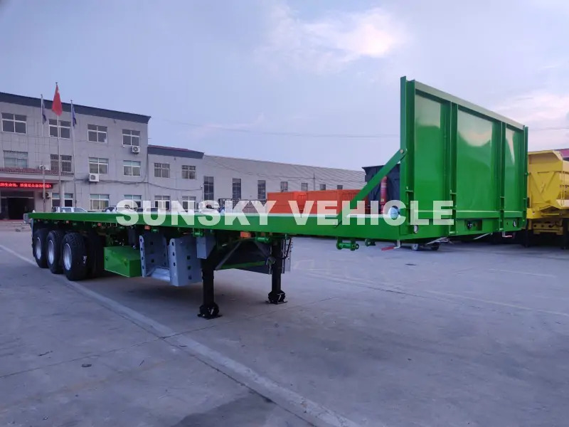SUNSKY Flat Deck Trailer with henred type axles and suspension - Semi-remorque plateau: photos 4 SUNSKY Flat Deck Trailer with henred type axles and suspension - Semi-remorque plateau: photos 4