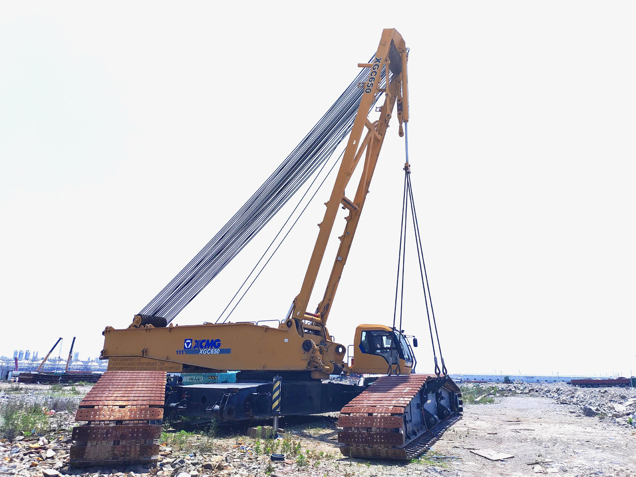 XCMG Official Hydraulic Lifting Crawler Crane XGC650 650 Used Mobile Crane Price For Sale - Grue sur chenilles: photos 3 XCMG Official Hydraulic Lifting Crawler Crane XGC650 650 Used Mobile Crane Price For Sale - Grue sur chenilles: photos 3