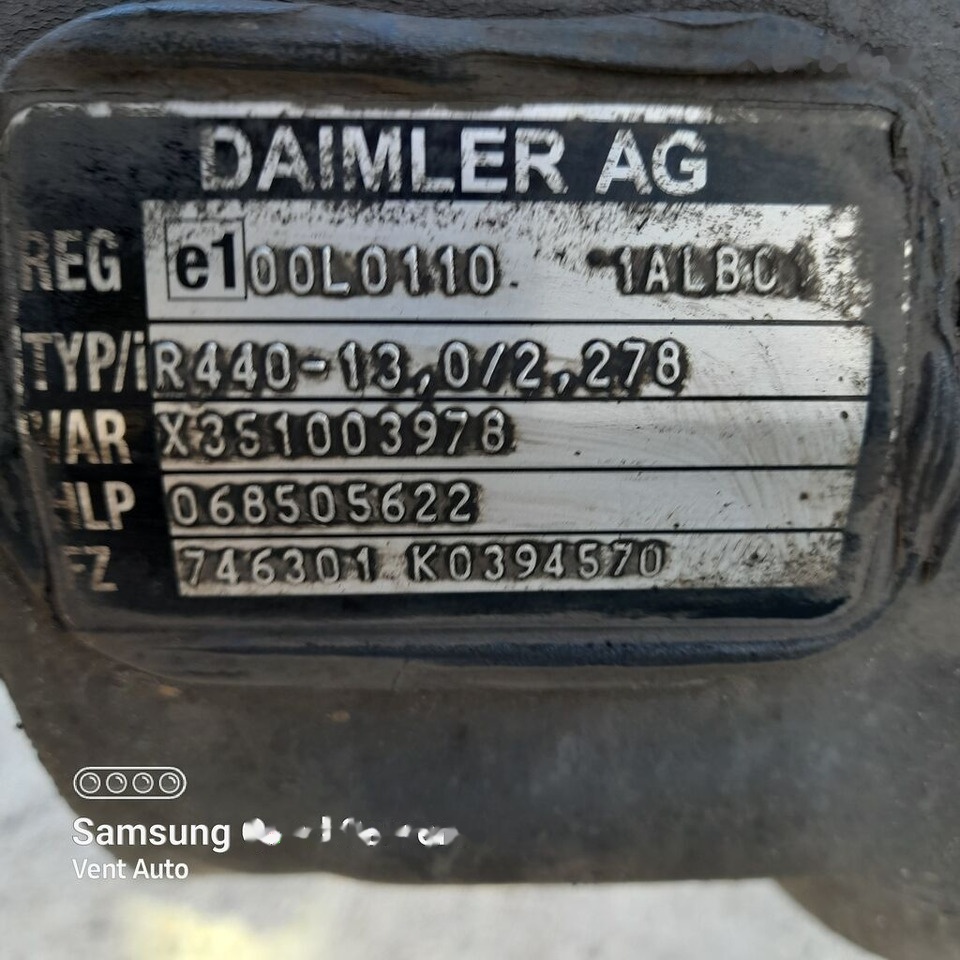 Mercedes-Benz ACTROS MP5 A9603510714 Mercedes-Benz ACTROS MP5 A9603510714 truck - Essieu arrière pour Camion: photos 5 Mercedes-Benz ACTROS MP5 A9603510714 Mercedes-Benz ACTROS MP5 A9603510714 truck - Essieu arrière pour Camion: photos 5