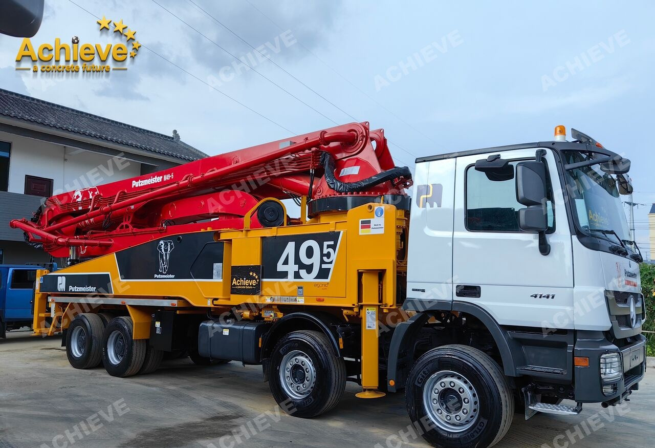 PUTZMEISTER Mercedes-Benz 4141 Putzmeister 49.5M 【ACHIEVE】TOP CONDITION!!! - Camion pompe: photos 5 PUTZMEISTER Mercedes-Benz 4141 Putzmeister 49.5M 【ACHIEVE】TOP CONDITION!!! - Camion pompe: photos 5