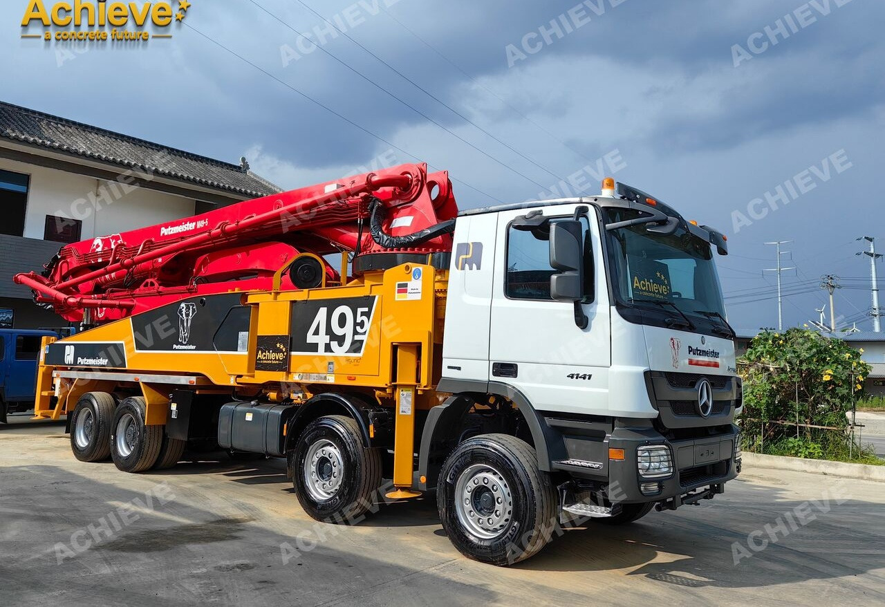 PUTZMEISTER Mercedes-Benz 4141 Putzmeister 49.5M 【ACHIEVE】TOP CONDITION!!! - Camion pompe: photos 1 PUTZMEISTER Mercedes-Benz 4141 Putzmeister 49.5M 【ACHIEVE】TOP CONDITION!!! - Camion pompe: photos 1