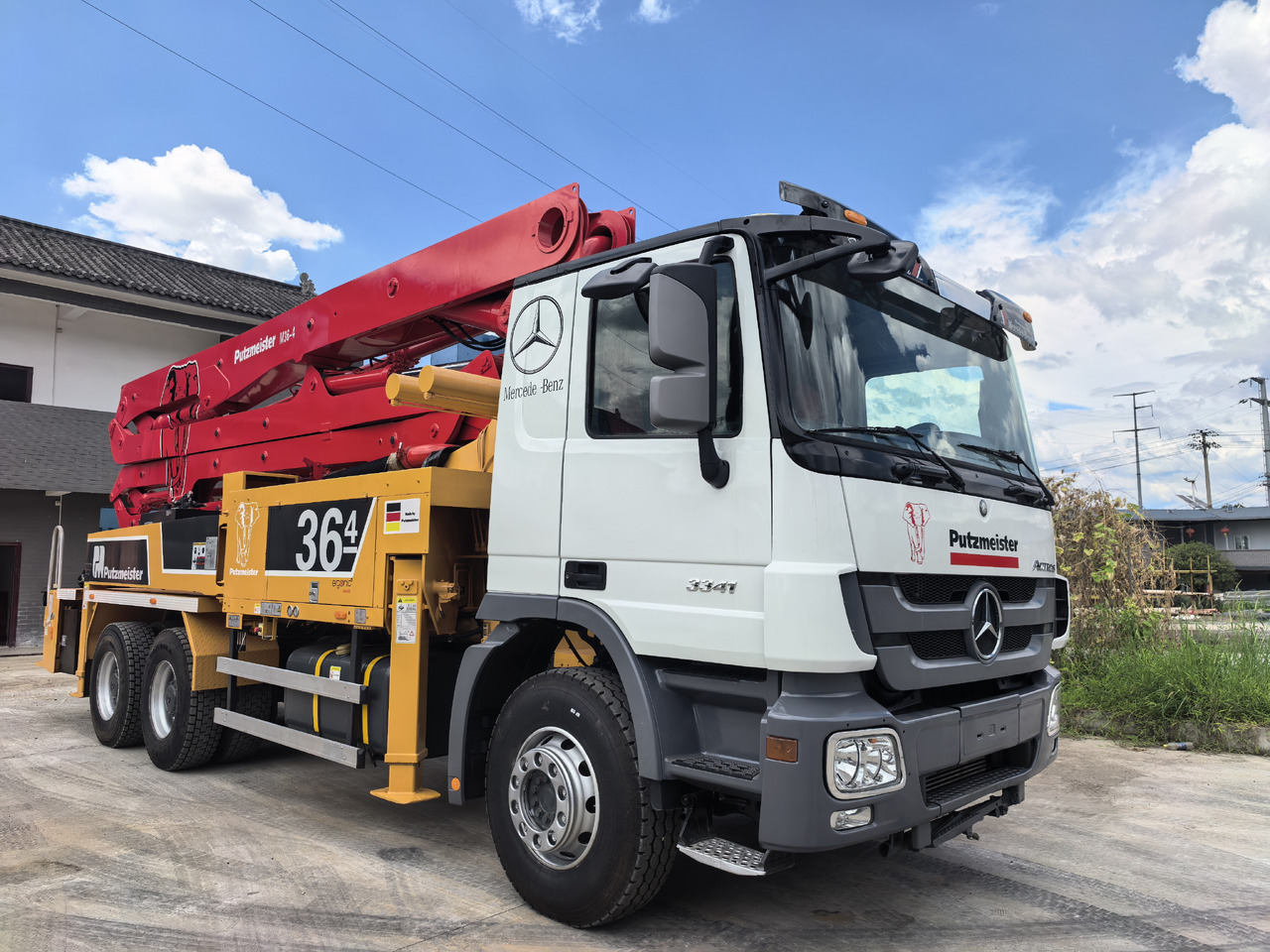 PUTZMEISTER Mercedes-Benz M36-4 2018 ACTROS 3341【ACHIEVE】TOP CONDITION!!! - Camion pompe: photos 1 PUTZMEISTER Mercedes-Benz M36-4 2018 ACTROS 3341【ACHIEVE】TOP CONDITION!!! - Camion pompe: photos 1