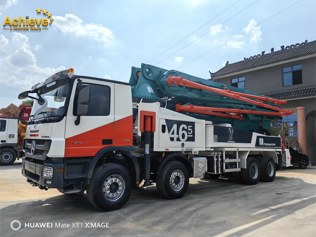 Putzmeister Compact Truck-Mounted Concrete Pump M46-5 【ACHIEVE】TOP CONDITION!!! - Camion pompe: photos 2 Putzmeister Compact Truck-Mounted Concrete Pump M46-5 【ACHIEVE】TOP CONDITION!!! - Camion pompe: photos 2