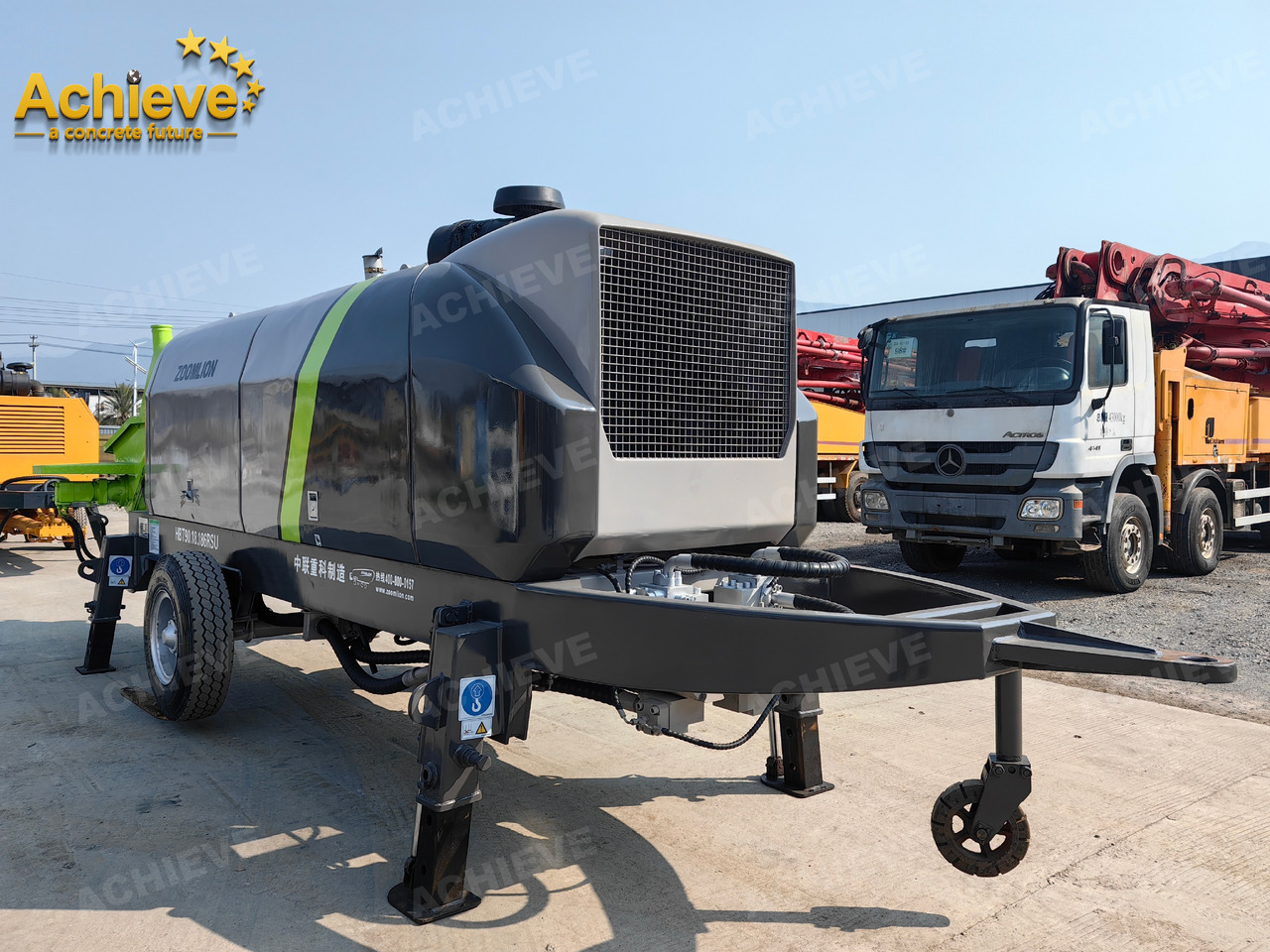 Zoomlion 2022 Zoomlion HBT 90.18.186RSU hydraulic Concrete Trailer Pump in China【ACHIEVE】TOP CONDITION!!! en crédit-bail Zoomlion 2022 Zoomlion HBT 90.18.186RSU hydraulic Concrete Trailer Pump in China【ACHIEVE】TOP CONDITION!!!: photos 9