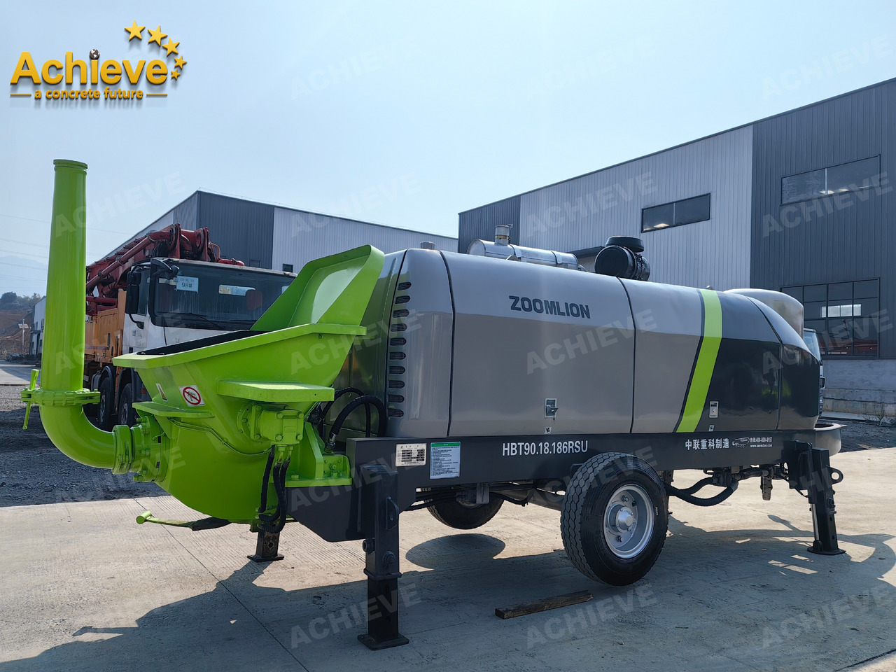 Zoomlion 2022 Zoomlion HBT 90.18.186RSU hydraulic Concrete Trailer Pump in China【ACHIEVE】TOP CONDITION!!! en crédit-bail Zoomlion 2022 Zoomlion HBT 90.18.186RSU hydraulic Concrete Trailer Pump in China【ACHIEVE】TOP CONDITION!!!: photos 11