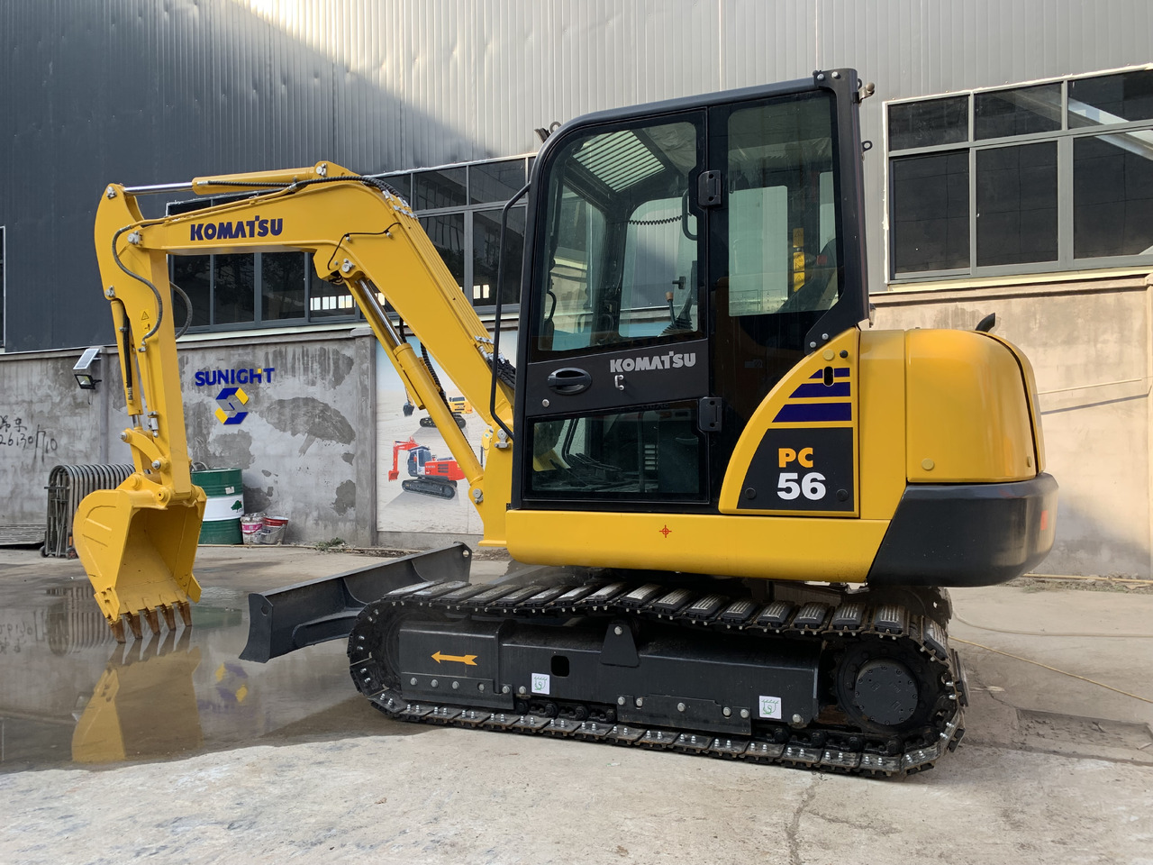 KOMATSU Mini Excavator Komatsu PC56, PC55, PC50 Gardening Excavator - Mini pelle: photos 5 KOMATSU Mini Excavator Komatsu PC56, PC55, PC50 Gardening Excavator - Mini pelle: photos 5