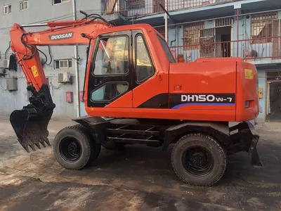 Low Working Hour 15t Used Doosan Dh150W-7 Wheel Excavator - Pelle sur chenille: photos 1 Low Working Hour 15t Used Doosan Dh150W-7 Wheel Excavator - Pelle sur chenille: photos 1