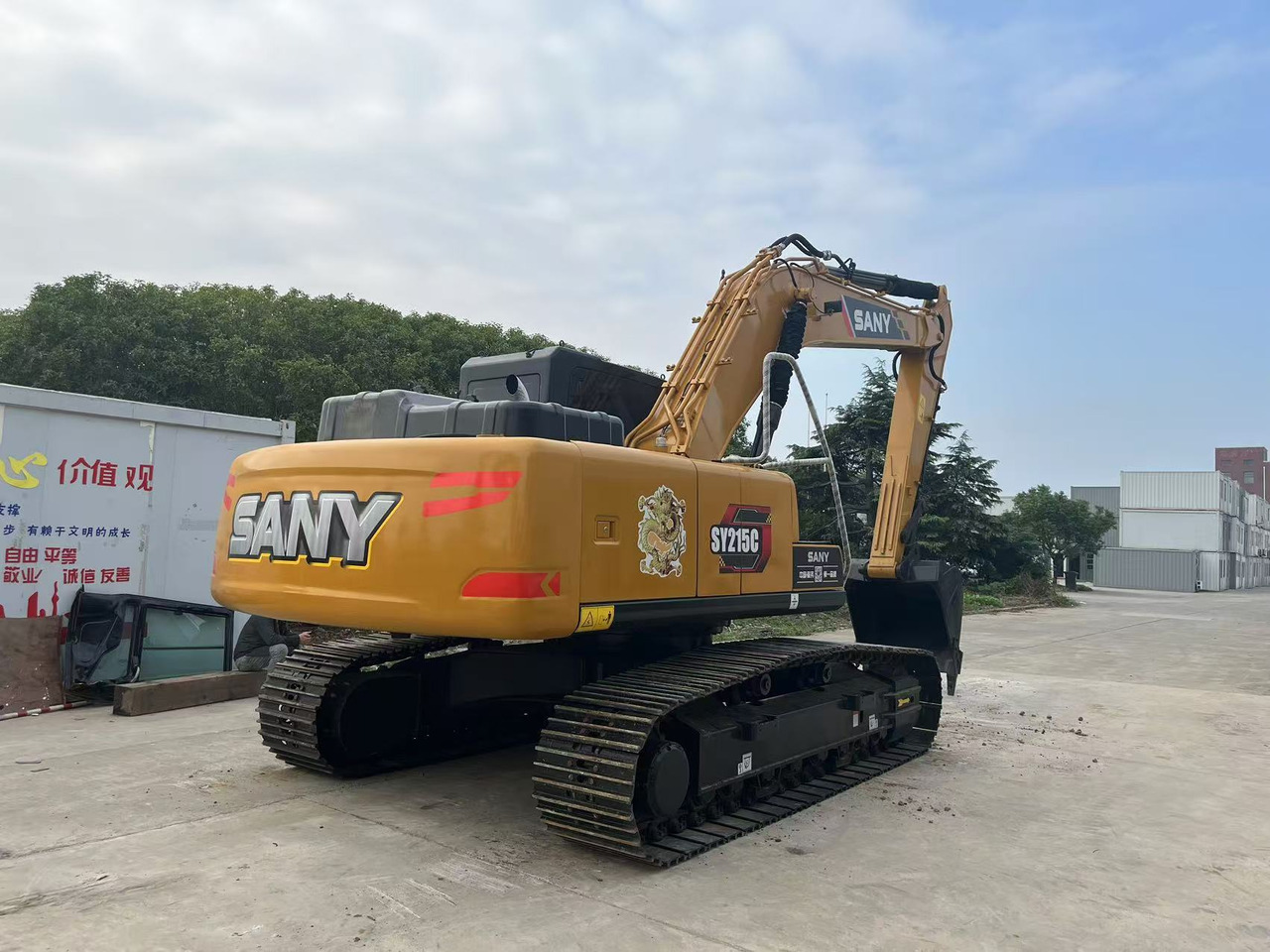 Sany SY215C Used Excavator Mitsubishi Engine - Pelle sur chenille: photos 2 Sany SY215C Used Excavator Mitsubishi Engine - Pelle sur chenille: photos 2