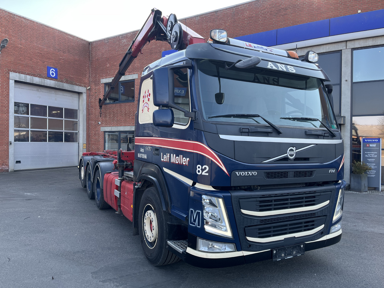 Volvo FM 500 8x4 - Camion - système de câble, Camion grue: photos 1 Volvo FM 500 8x4 - Camion - système de câble, Camion grue: photos 1