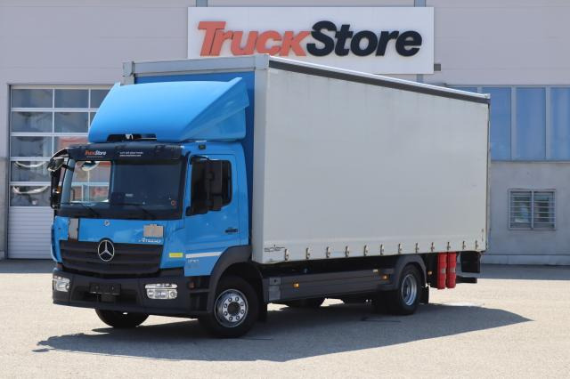 Mercedes-Benz Atego 1230 L - Camion à rideaux coulissants: photos 1 Mercedes-Benz Atego 1230 L - Camion à rideaux coulissants: photos 1