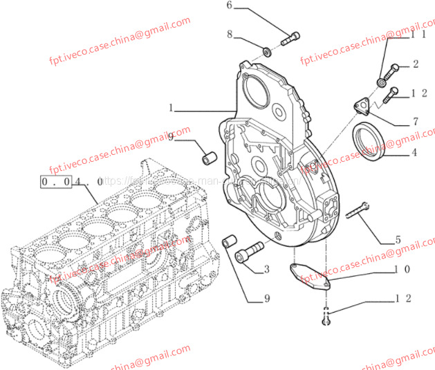 FPT IVECO CASE Cursor13 F3BE0684A B001 504003647 flywheel cover 500324441 - Volant moteur: photos 1 FPT IVECO CASE Cursor13 F3BE0684A B001 504003647 flywheel cover 500324441 - Volant moteur: photos 1