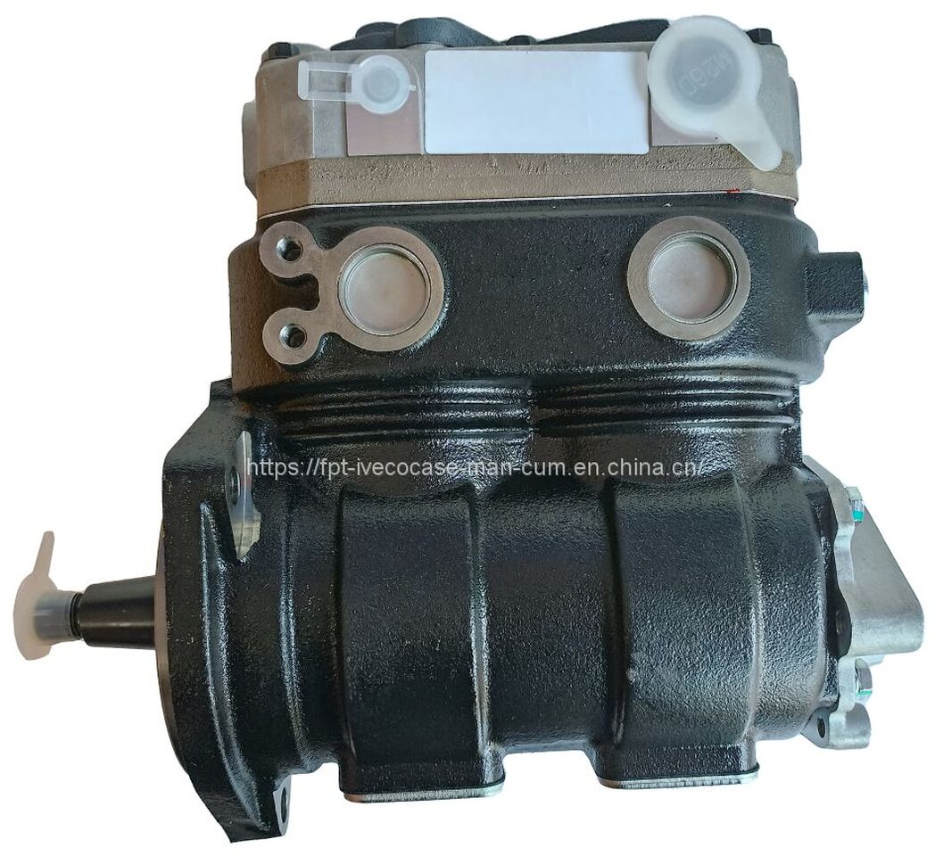 FPT IVECO CASE Cursor9 F2CFE614A*B041/F2CGE614F*V004 5802431166 Double cylinder air pump 504293730/5802497411 - Compresseur: photos 3 FPT IVECO CASE Cursor9 F2CFE614A*B041/F2CGE614F*V004 5802431166 Double cylinder air pump 504293730/5802497411 - Compresseur: photos 3
