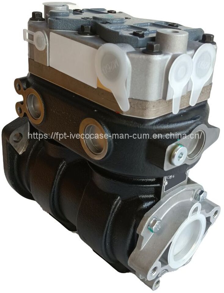 FPT IVECO CASE Cursor9 F2CFE614A*B041/F2CGE614F*V004 5802431166 Double cylinder air pump 504293730/5802497411 - Compresseur: photos 2 FPT IVECO CASE Cursor9 F2CFE614A*B041/F2CGE614F*V004 5802431166 Double cylinder air pump 504293730/5802497411 - Compresseur: photos 2