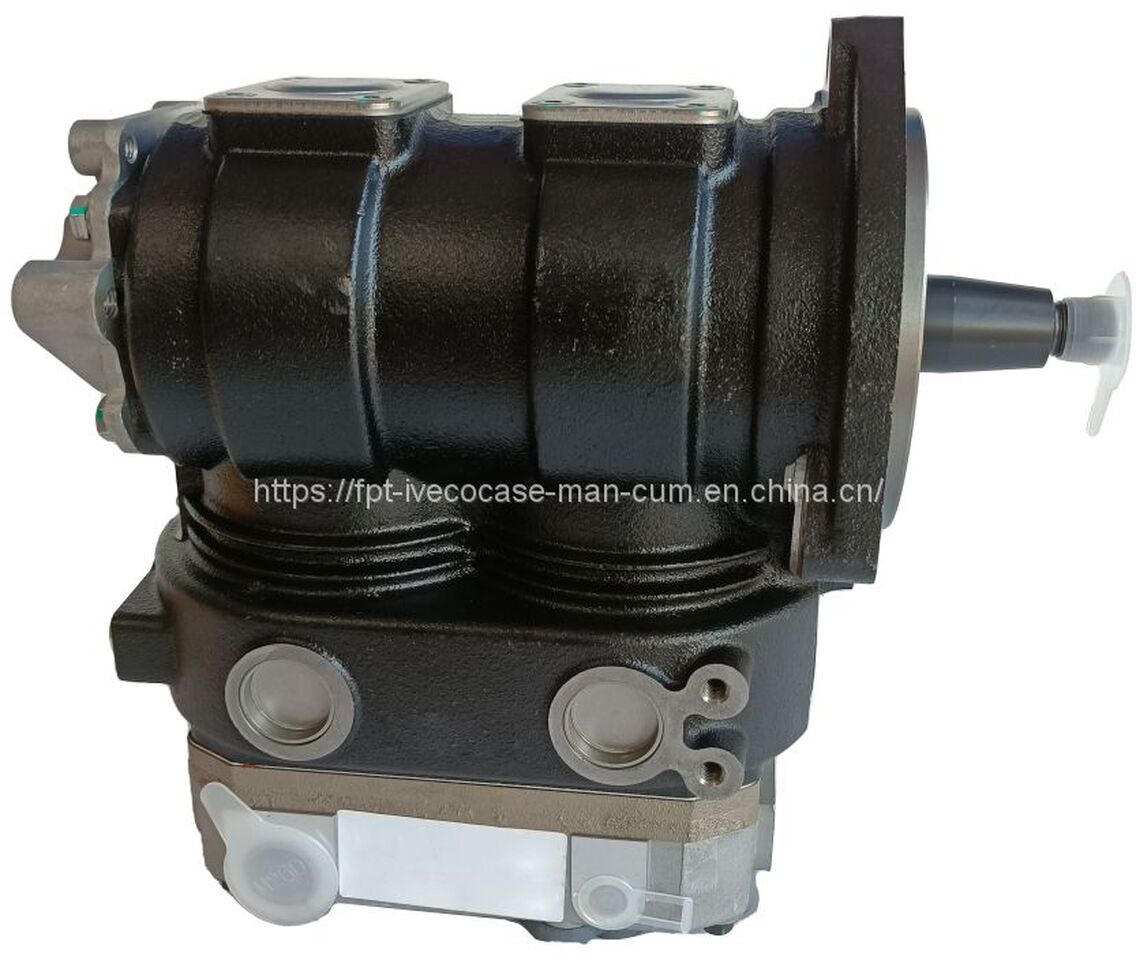 FPT IVECO CASE Cursor9 F2CFE614A*B041/F2CGE614F*V004 5802431166 Double cylinder air pump 504293730/5802497411 - Compresseur: photos 1 FPT IVECO CASE Cursor9 F2CFE614A*B041/F2CGE614F*V004 5802431166 Double cylinder air pump 504293730/5802497411 - Compresseur: photos 1