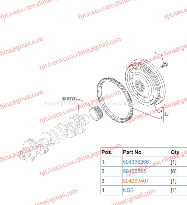 FPT IVECO CASE Cursor9 F2CFE614A*B041/F2CGE614F*V004 5802431166 Engine Flywheel504338266 - Volant moteur: photos 1 FPT IVECO CASE Cursor9 F2CFE614A*B041/F2CGE614F*V004 5802431166 Engine Flywheel504338266 - Volant moteur: photos 1