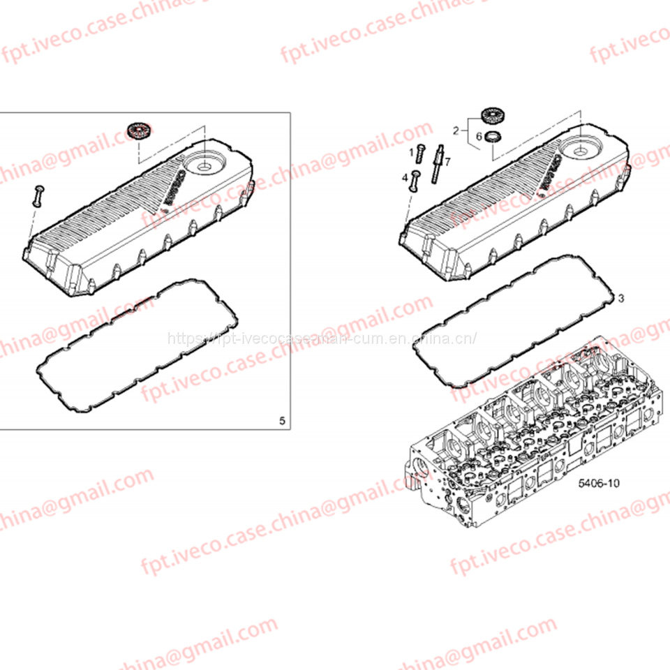FPT IVECO CASE Cursor9Bus F2CFE612D*J231/F2CFE612A*J098 5802748674 Cylinder head cover 5801886274 - Culasse pour Bus: photos 3 FPT IVECO CASE Cursor9Bus F2CFE612D*J231/F2CFE612A*J098 5802748674 Cylinder head cover 5801886274 - Culasse pour Bus: photos 3