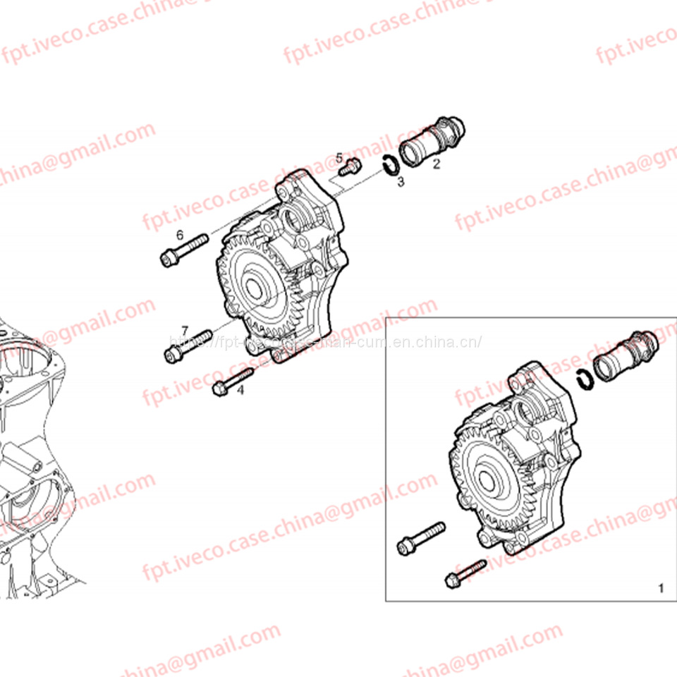 FPT IVECO CASE Cursor9Bus F2CFE612D*J231/F2CFE612A*J098 5802748674 LUBE OIL PUMP 504131225 5801608329 504127258 - Pompe à huile pour Camion: photos 4 FPT IVECO CASE Cursor9Bus F2CFE612D*J231/F2CFE612A*J098 5802748674 LUBE OIL PUMP 504131225 5801608329 504127258 - Pompe à huile pour Camion: photos 4