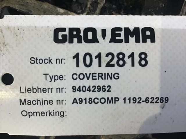 Liebherr A914 Compact - Capot: photos 5 Liebherr A914 Compact - Capot: photos 5