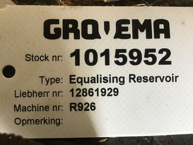 Liebherr Equalising Reservoir - Vase d'expansion: photos 1 Liebherr Equalising Reservoir - Vase d'expansion: photos 1