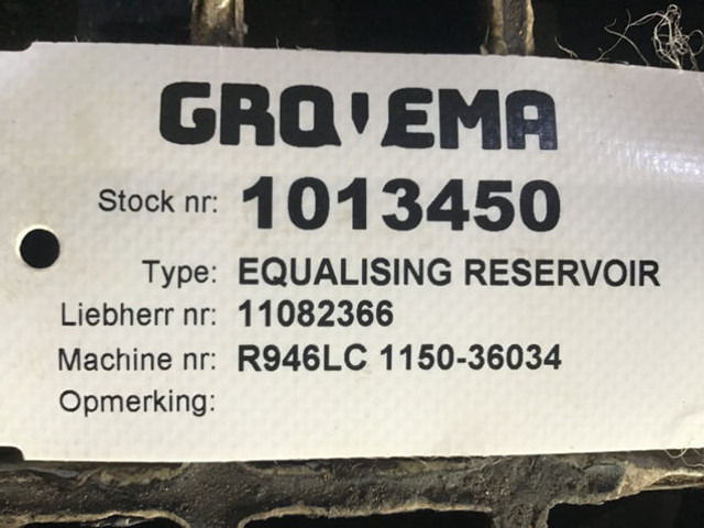 Liebherr Equalizing Reservoir - Vase d'expansion: photos 5 Liebherr Equalizing Reservoir - Vase d'expansion: photos 5