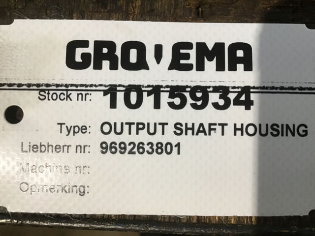 Liebherr Output Shaft Housing - Moyeu: photos 2 Liebherr Output Shaft Housing - Moyeu: photos 2