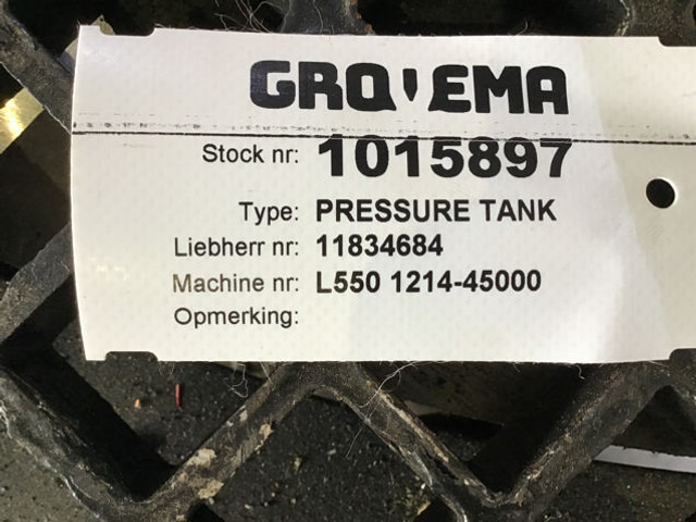 Liebherr Pressure Tank - Réservoir de carburant: photos 1 Liebherr Pressure Tank - Réservoir de carburant: photos 1