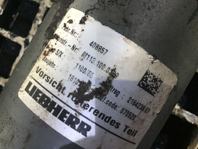 Liebherr Propellor Shaft - Demi arbre: photos 3 Liebherr Propellor Shaft - Demi arbre: photos 3