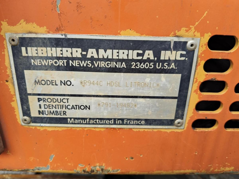 Liebherr R944C EW Litronic - Pelle sur chenille: photos 3 Liebherr R944C EW Litronic - Pelle sur chenille: photos 3