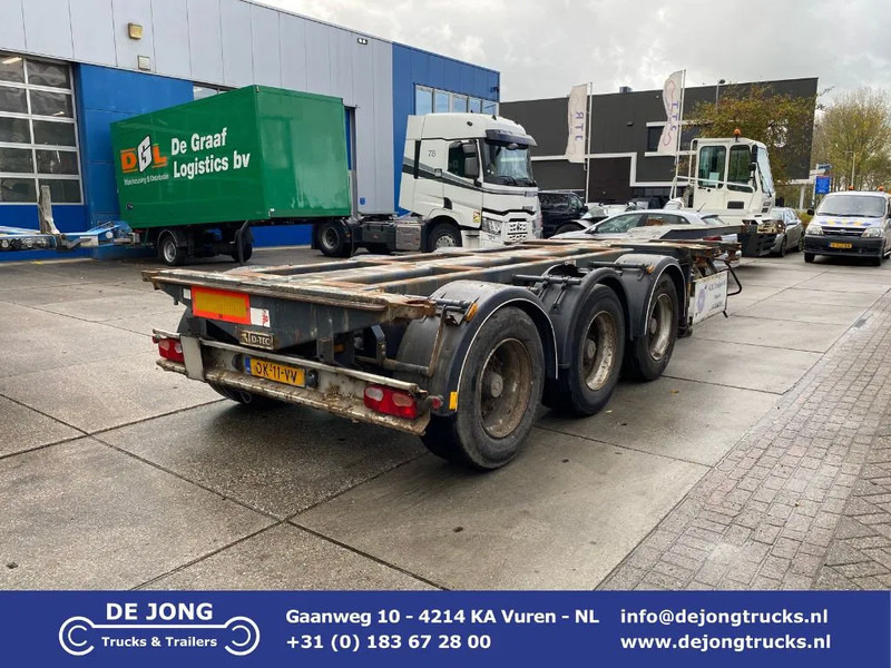 D-Tec FT-43-03V / Flexitrailer / 3x Extendable / SAF / 1x Lift Axle - Semi-remorque porte-conteneur/ Caisse mobile: photos 1 D-Tec FT-43-03V / Flexitrailer / 3x Extendable / SAF / 1x Lift Axle - Semi-remorque porte-conteneur/ Caisse mobile: photos 1