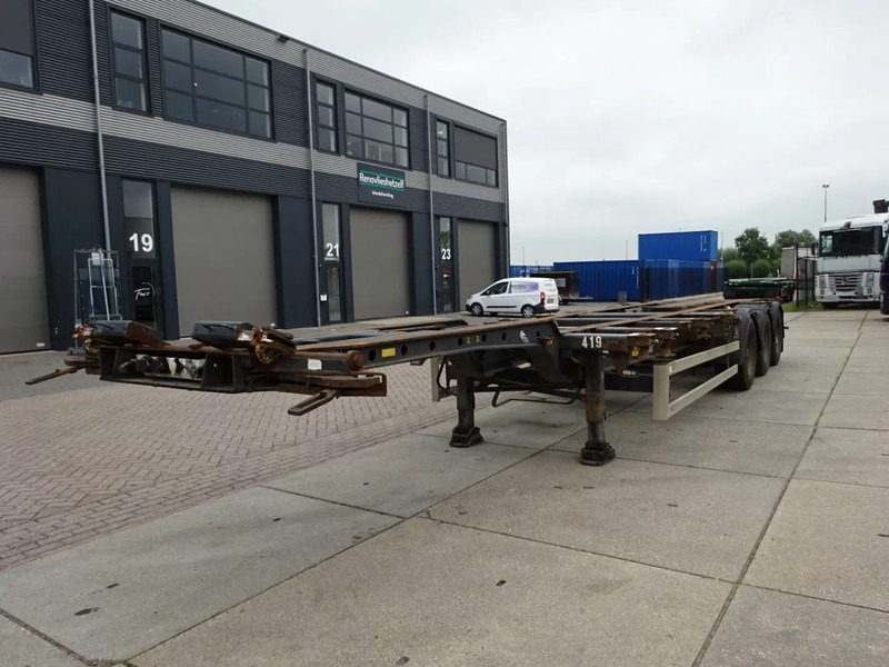 Krone SD 27 / Container Chassis / BPW + Drum / 1x Extendable / 45 FT - Semi-remorque porte-conteneur/ Caisse mobile: photos 4 Krone SD 27 / Container Chassis / BPW + Drum / 1x Extendable / 45 FT - Semi-remorque porte-conteneur/ Caisse mobile: photos 4