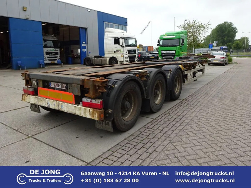 Krone SD 27 / Container Chassis / BPW + Drum / 1x Extendable / 45 FT - Semi-remorque porte-conteneur/ Caisse mobile: photos 1 Krone SD 27 / Container Chassis / BPW + Drum / 1x Extendable / 45 FT - Semi-remorque porte-conteneur/ Caisse mobile: photos 1