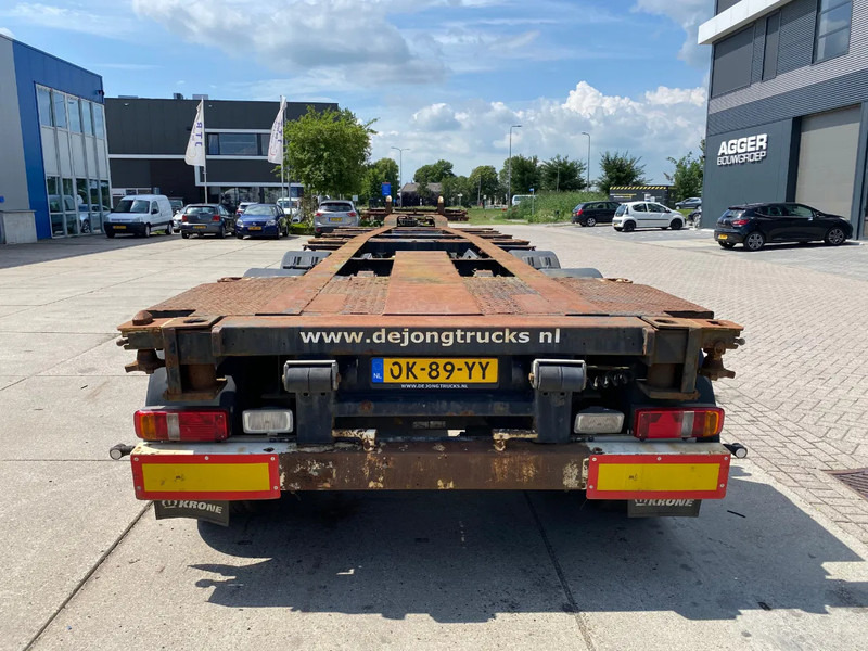 Krone SD Chassis / ADR / 2x Extendable / MB + Disc / 2x Lift Axle - Semi-remorque porte-conteneur/ Caisse mobile: photos 2 Krone SD Chassis / ADR / 2x Extendable / MB + Disc / 2x Lift Axle - Semi-remorque porte-conteneur/ Caisse mobile: photos 2