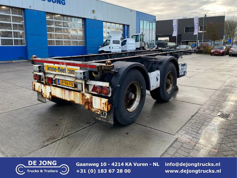 Krone SZ / 20 FT Container Chassis / BPW - Semi-remorque porte-conteneur/ Caisse mobile: photos 1 Krone SZ / 20 FT Container Chassis / BPW - Semi-remorque porte-conteneur/ Caisse mobile: photos 1