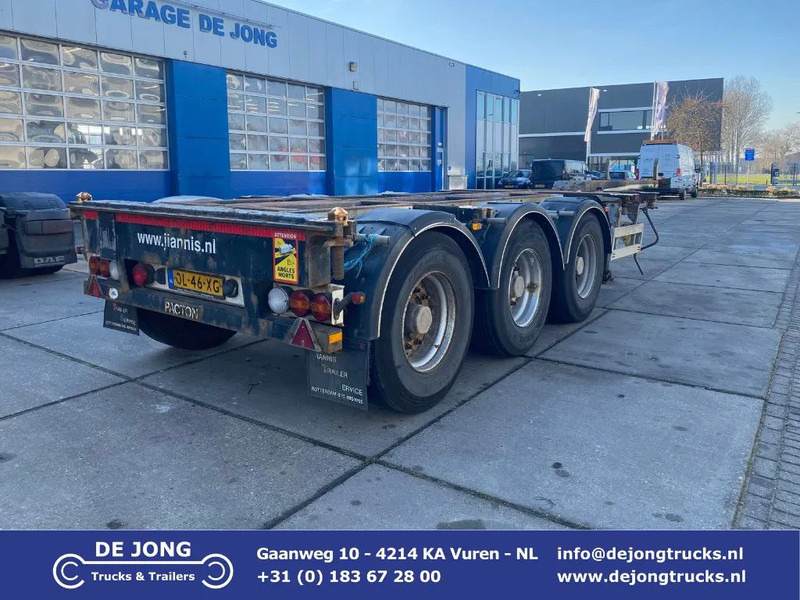 Pacton TXC 343 Multi / 3x Extendable / 1x Lift Axle - Semi-remorque porte-conteneur/ Caisse mobile: photos 1 Pacton TXC 343 Multi / 3x Extendable / 1x Lift Axle - Semi-remorque porte-conteneur/ Caisse mobile: photos 1